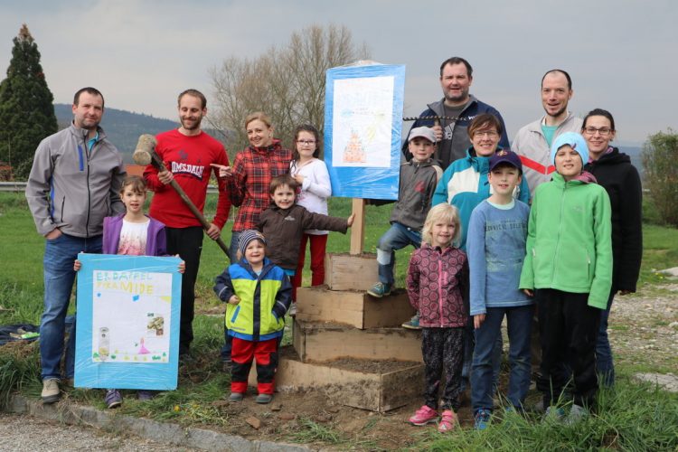 Erdäpfelpyramide Frühjahr 2017